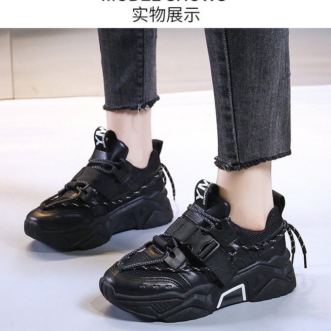 TBIG [COD] Sepatu Sekolah Sneakers Import Shoes YMSHOES Wanita Sepatu Korea Style Sekolah Kuliah