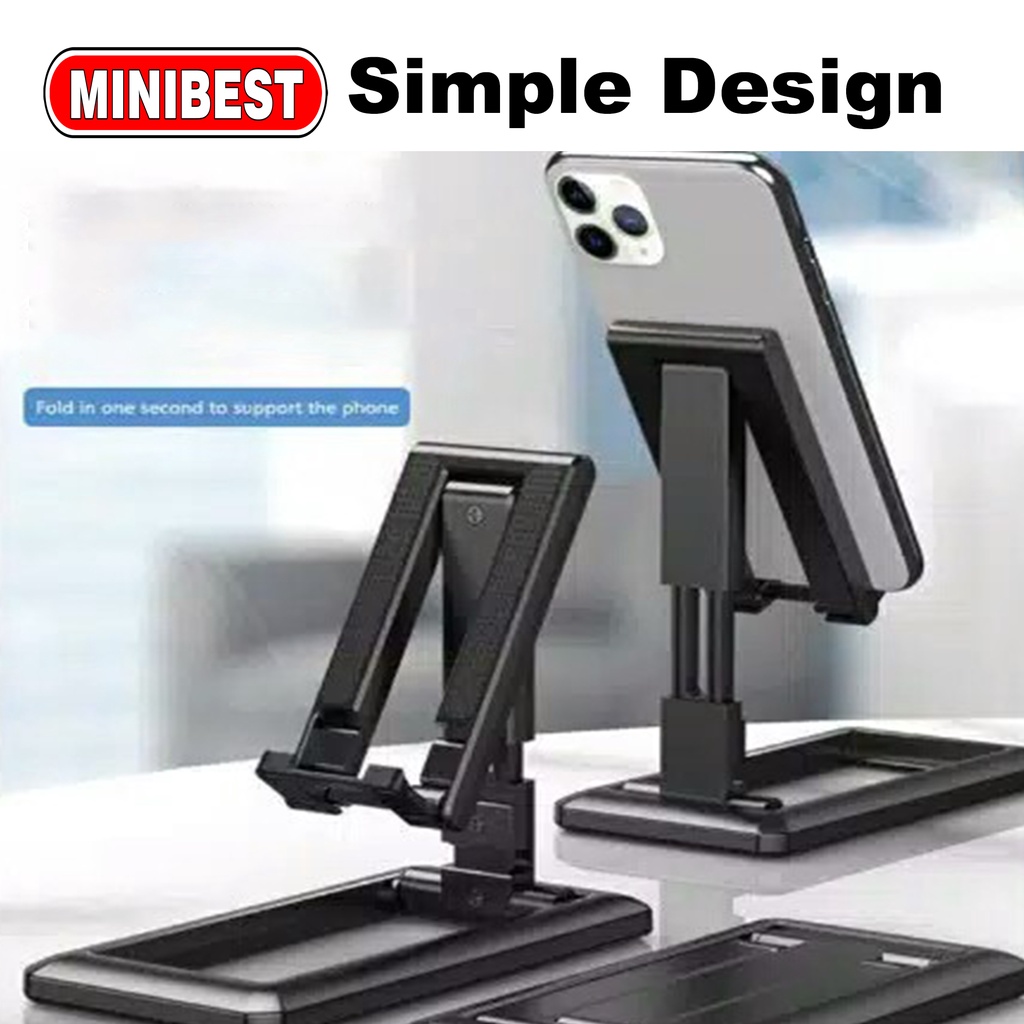 Liftable Foldable Phone Holder Stand HP di Meja Folding desktop Stand (HS-02)