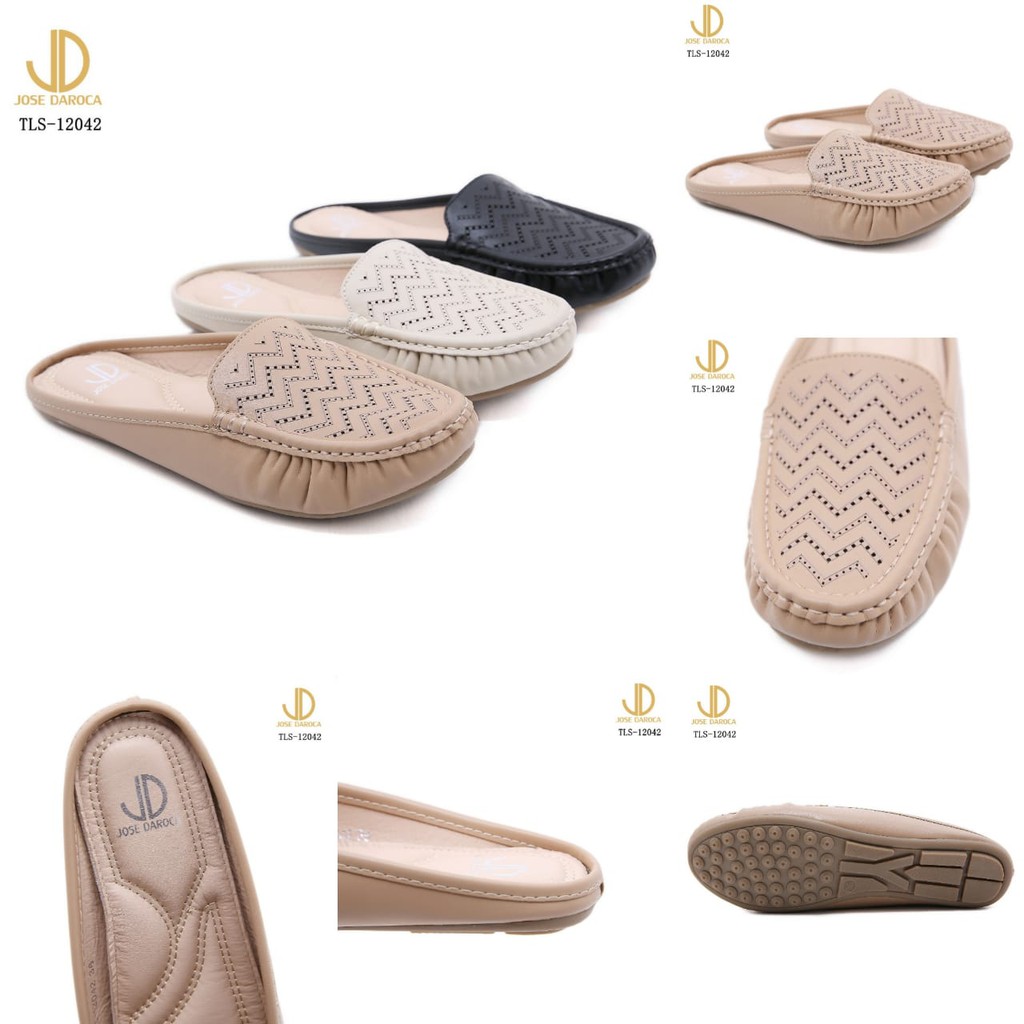 JOSE DAROCA Sepatu Slip On Kulit Halus #TLS-12042# ORIGINAL