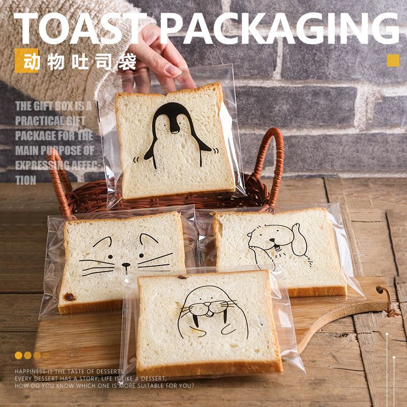 Single Toast Package 100pcs / plastik bungkus roti donat satuan isi 100pcs