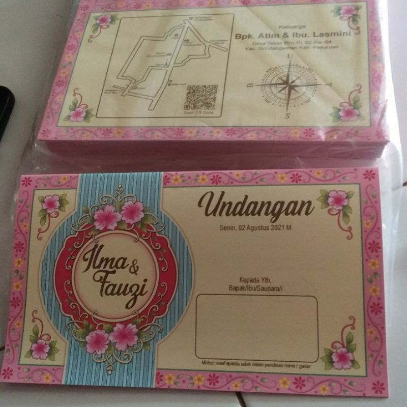 Undangan Erba 88202 murah berkualitas