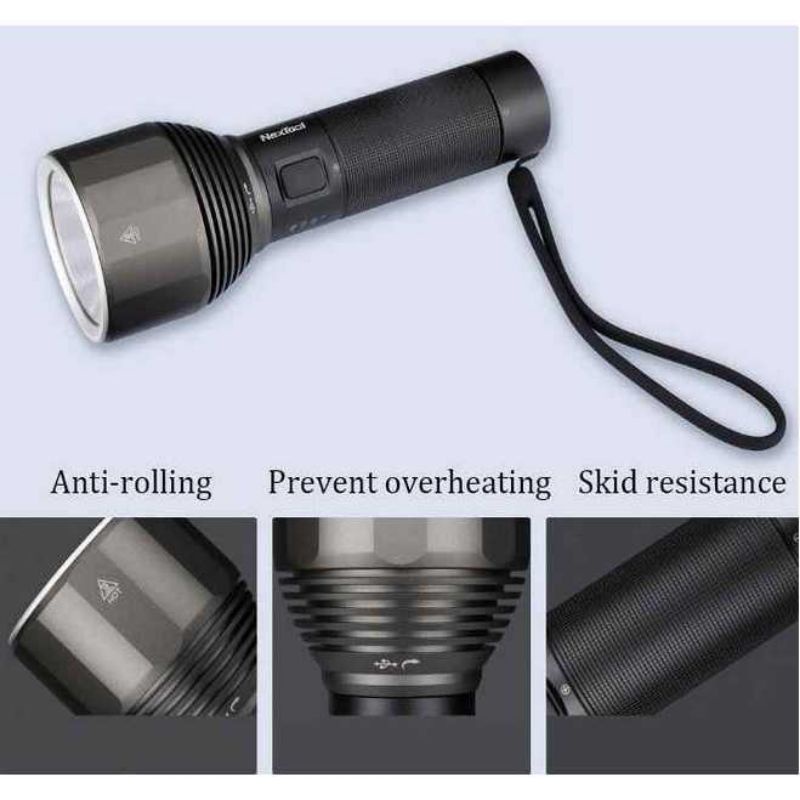 Senter LED USB Rechargeable 2000 Lumens - NE0126