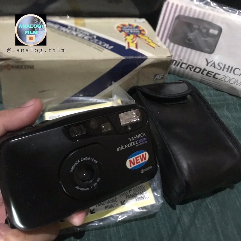 KAMERA ANALOG YASHICA MICROTEC ZOOM NOS MULUS NORMAL like olympus mju