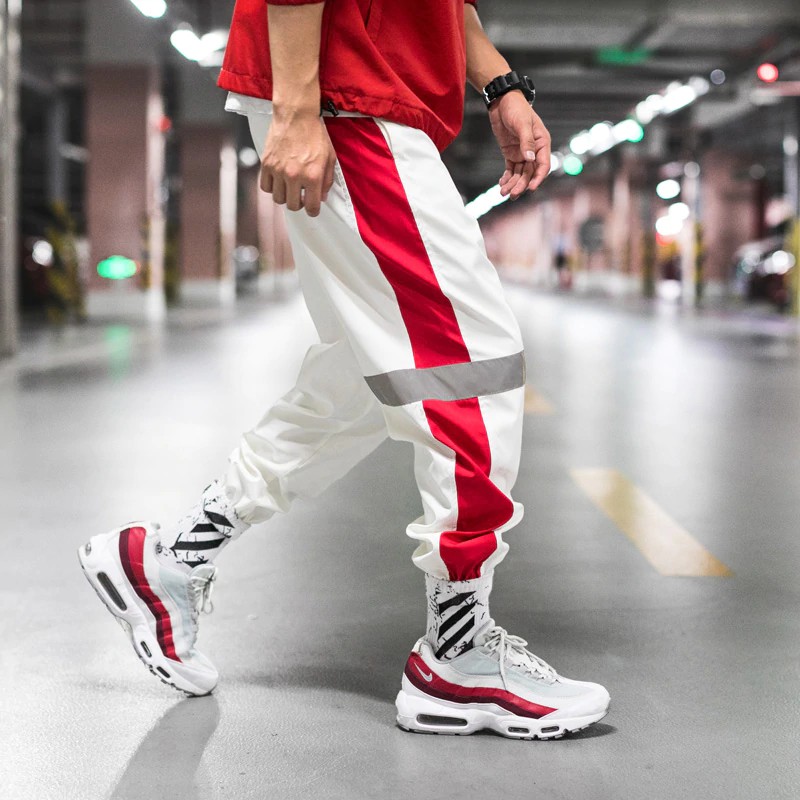 mens loose bottom joggers