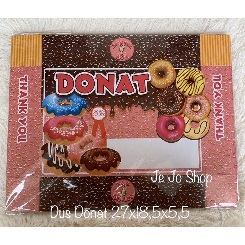 Dus Donat 27x18,5x5,5cm isi 10 pcs