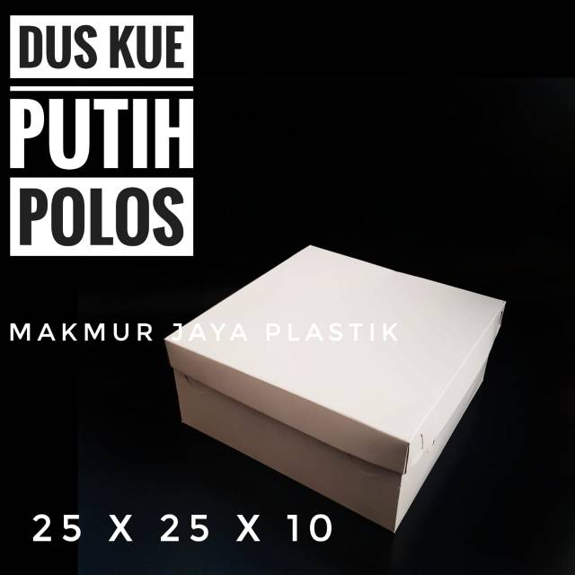 

[ DNK25 - DUS KUE POLOS ] KARDUS KUE POLOS UKURAN 25 X 25