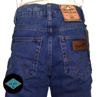  Celana  Wrangler Jeans  Original Regular Bio Wash Biru  