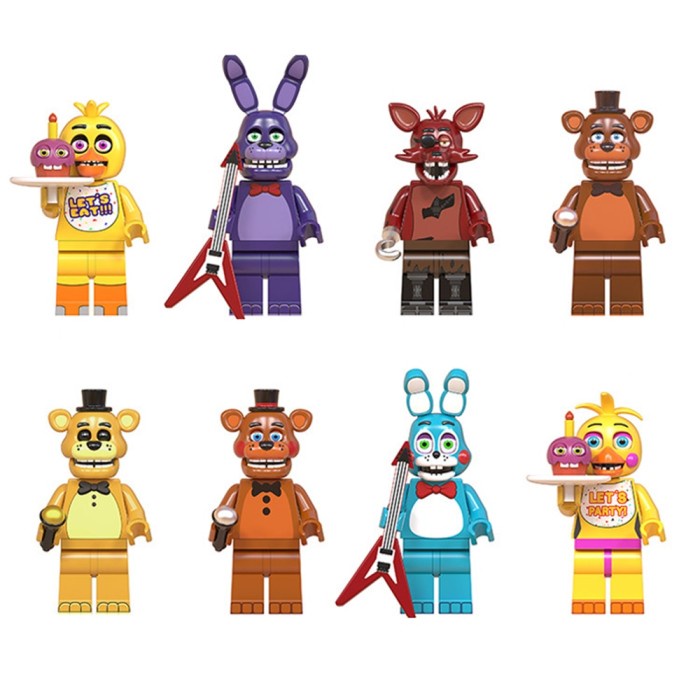 terbatas Mainan Puzzle Balok Bangunan Lego Fnaf Figure Five Nights At Freddy Diskon