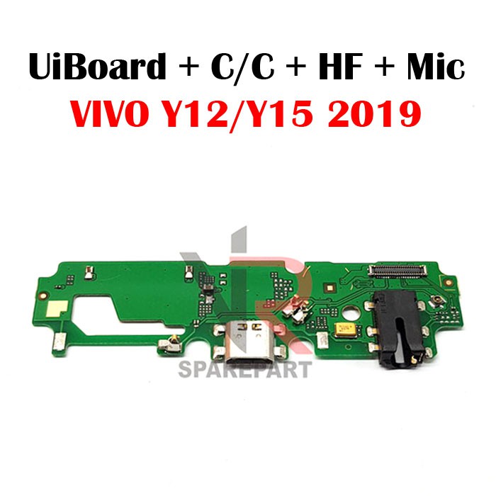 FLEXIBLE PAPAN CAS VIVO Y12 / Y15 2019 PAPAN KONEKTOR CAS / CHARGER + MIC