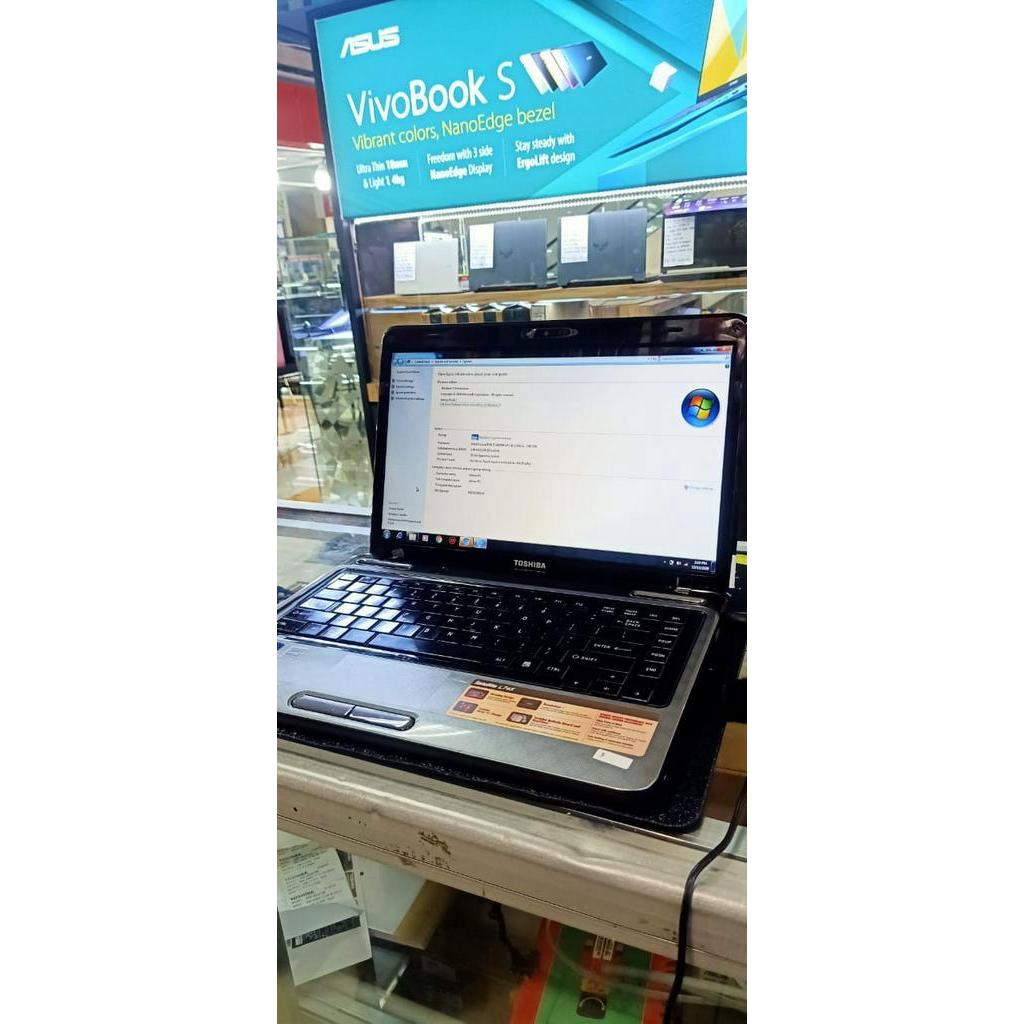 Laptop Toshiba core i5 Ram 4 gb 620 gb bekas seken