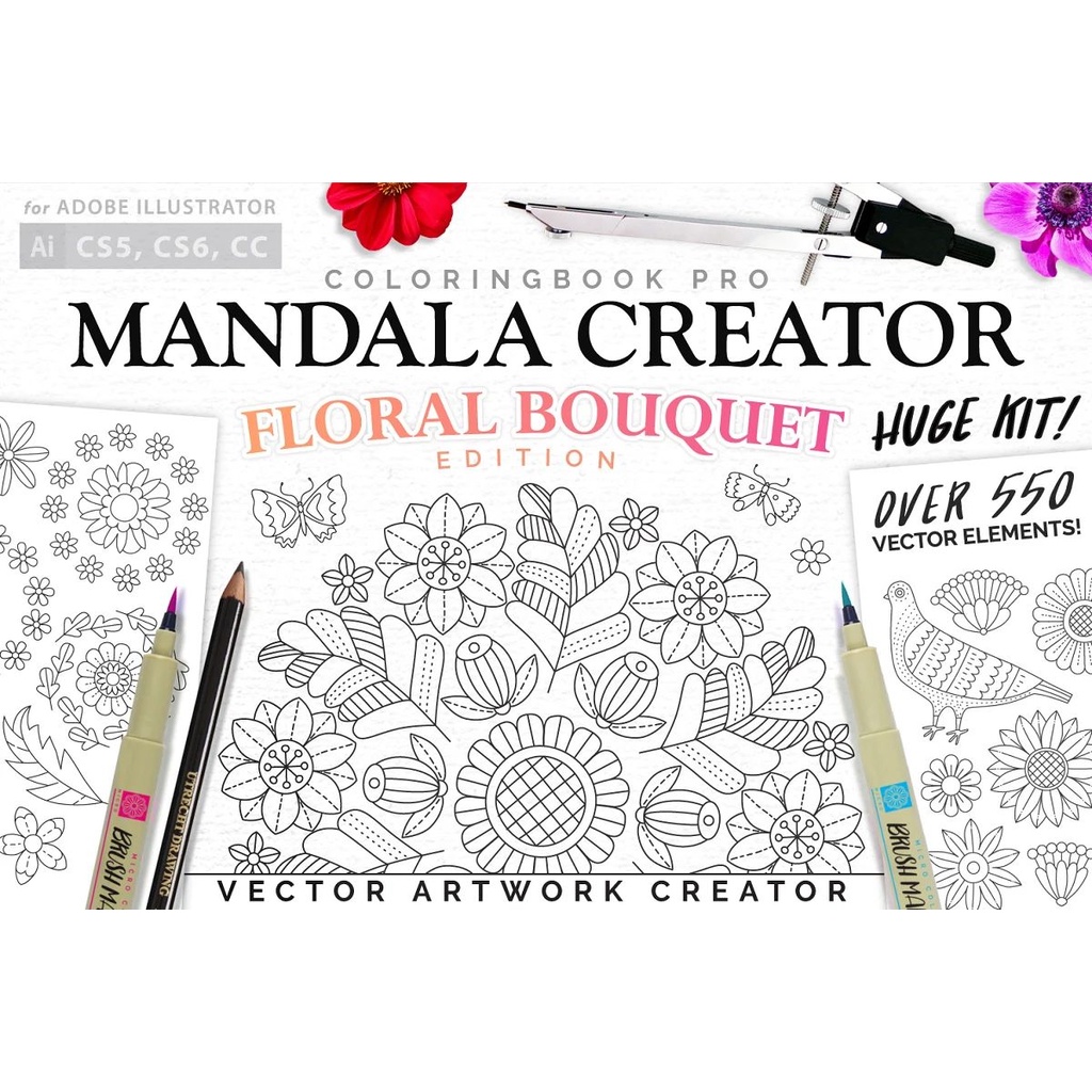 Floral Bouquet Mandala Creator