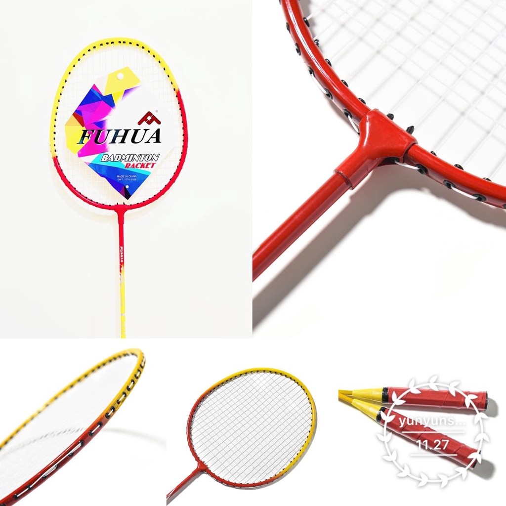 Original FUHUA Raket Badminton Raket 108 Olahraga Sport Racket 2 PCS