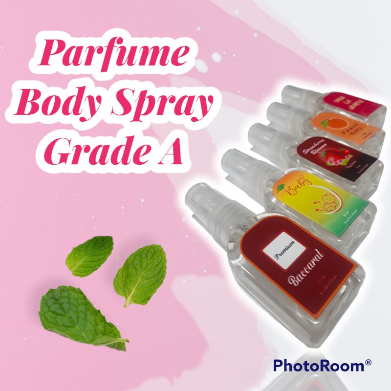 Parfum Saku Badan Spray Grade A Thailand 35 ml Grosir