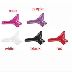 Gstring CD Thong Celana Dalam Wanita Cewek Seksi Sexy Open Crotch Bolong Tengah B6 Hiasan Mutiara M