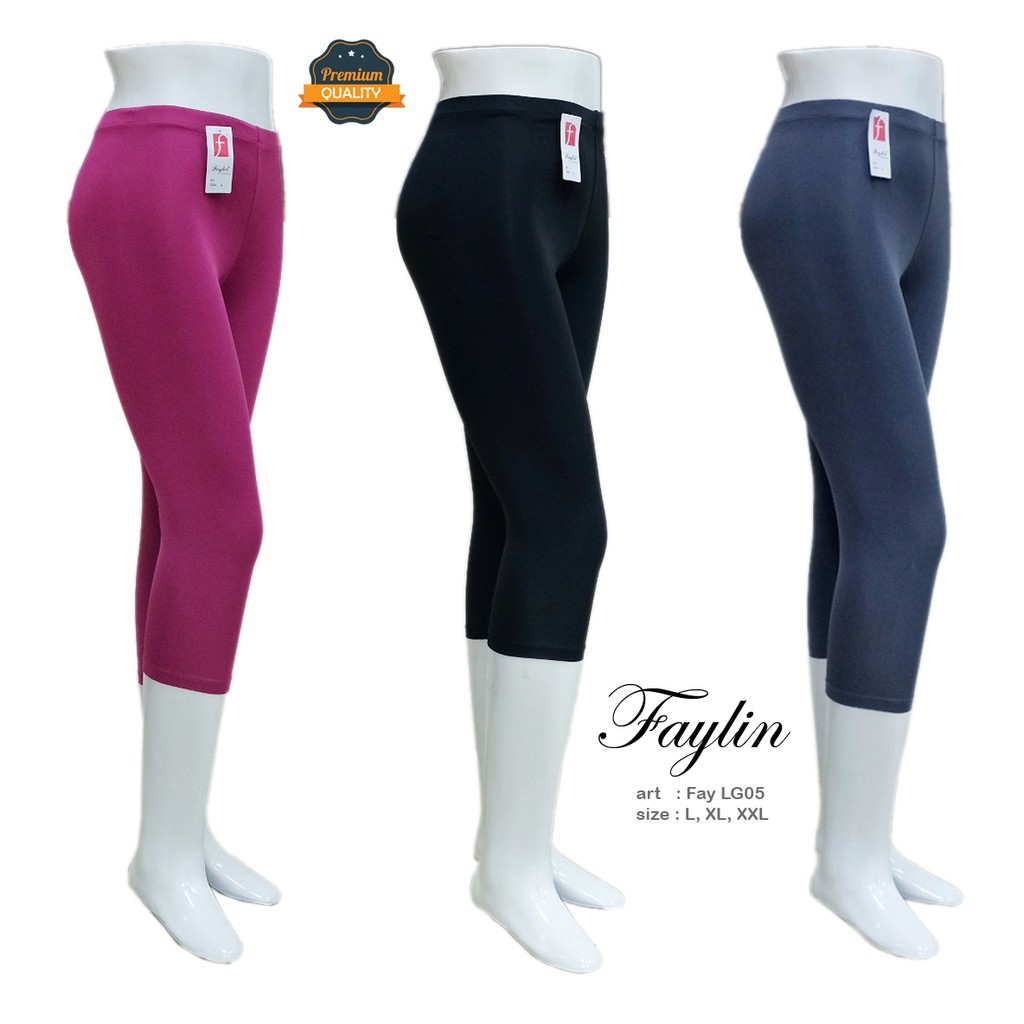 FAYLIN | Leging 7/8 Dewasa Model Celana Ketat art Fay LG05