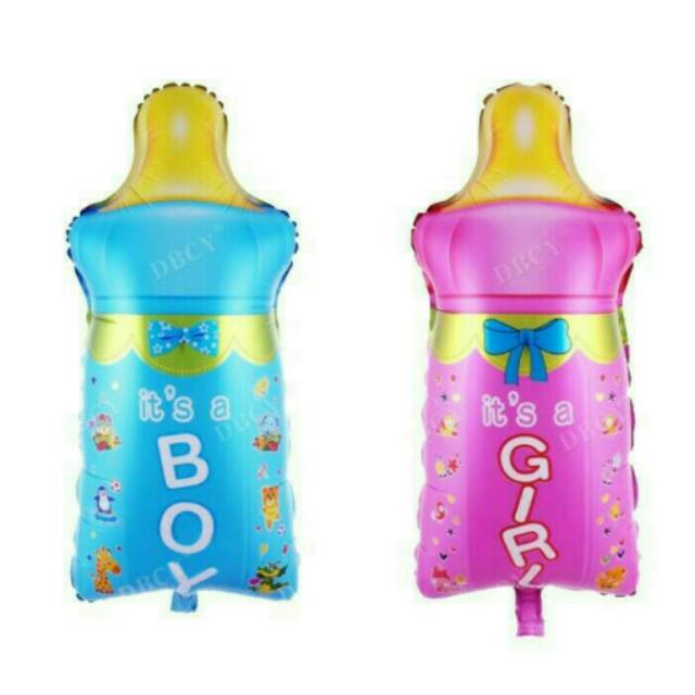 Balon baby boy/baby girl/baby shower/botol bayi 70cm