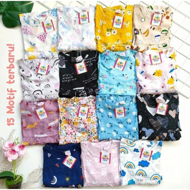 oneset anak/stelan rayon anak/Baju anak perempuan