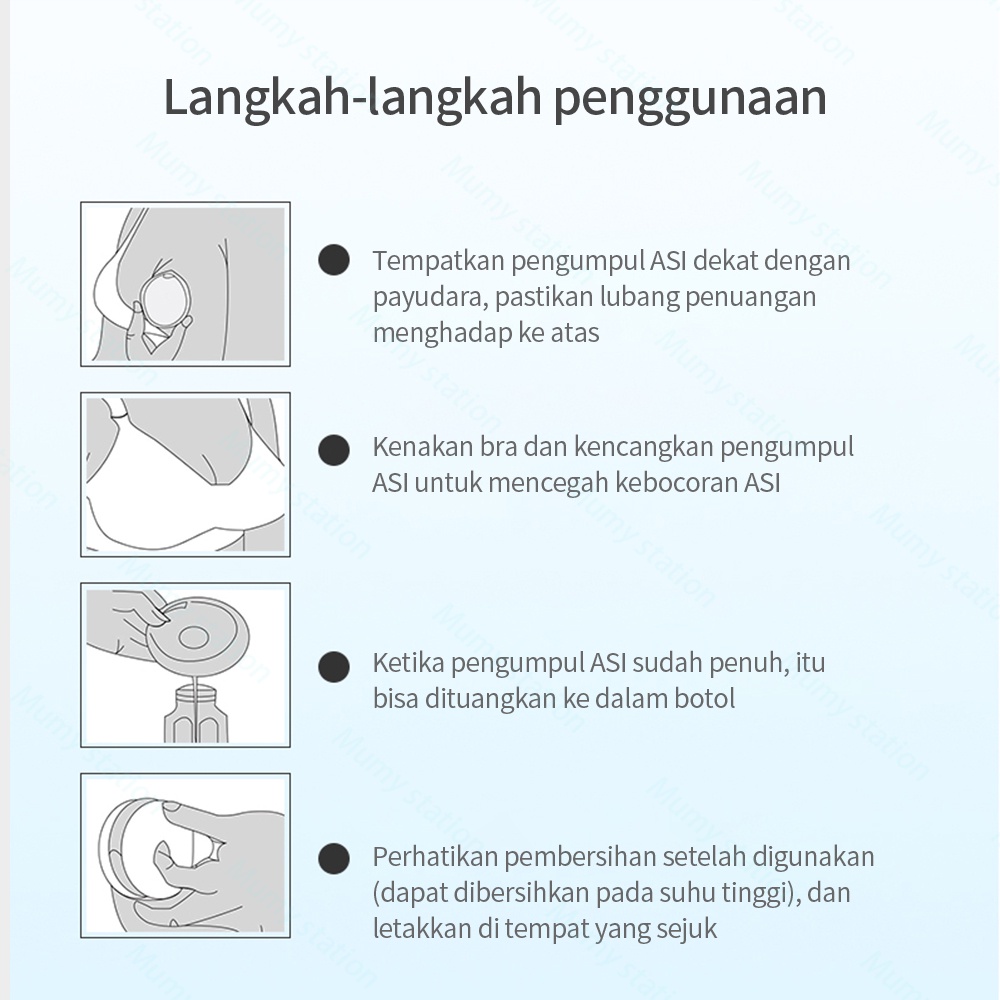 Mumystation 1pcs Wadah Penampung Asi Silikon / Breastpad Saver Shield/ Breast Milk Collector