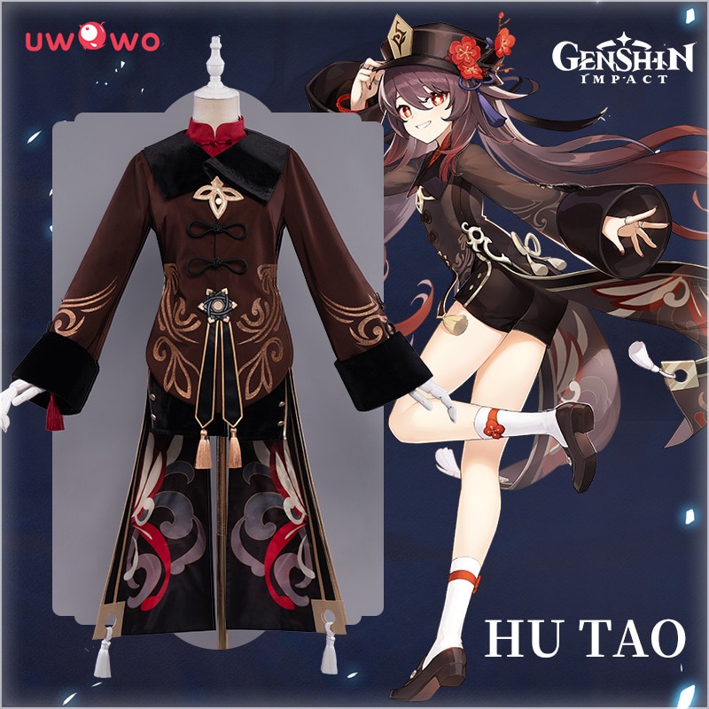 PREORDER PRE-SALE UWOWO Genshin Impact Hu Tao Cosplay Costume Game HuTao Cosplay Costume Chinese Sty