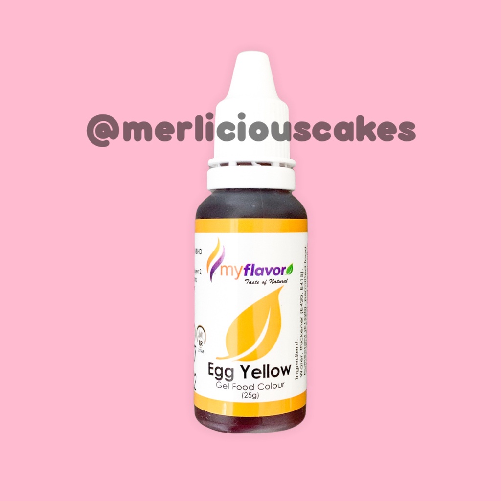 

Egg Yellow Gel My Flavor Food Color Food Colour Pewarna Makanan