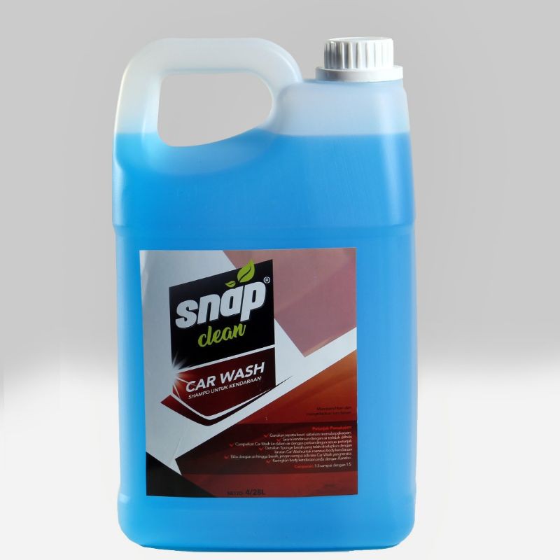 Snap Clean Carwash 4L (sabun cuci mobil dan motor) (ojol)