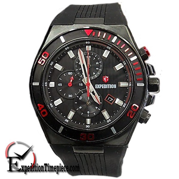 Jam Tangan Expedition E 6634 M Black Red