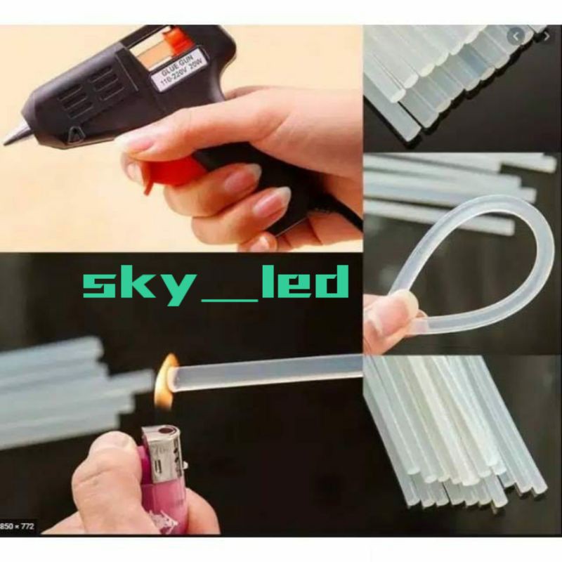 Lem lilin / Lem Tembak Glue Gun 30 Cm besar Bakar Lem Lilin Glue Gun Stick