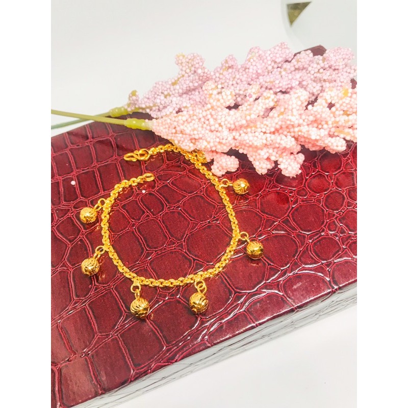 Gelang Tangan rombe bola Emas 24k Xuping