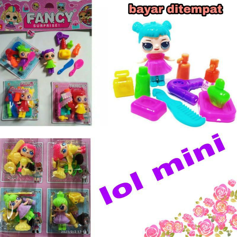 MAINAN ANAK BONEKA,, MAINAN ANAK PEREMPUAN LOL MINI  MAINAN BONEKA MINI CANTIK MURAH