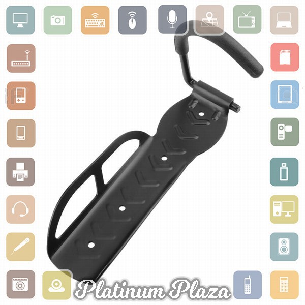 TaffSPORT Gantungan Dinding Sepeda Bike Wall Hook Hanger - 56921 - Black`123Q6V-