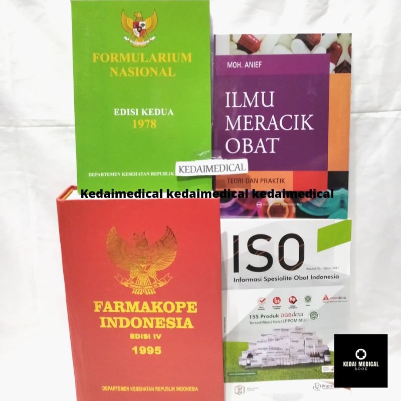 PAKET 4 BUKU FI 4,ISO 2021,ILMU MERACIK OBAT, FORNAS