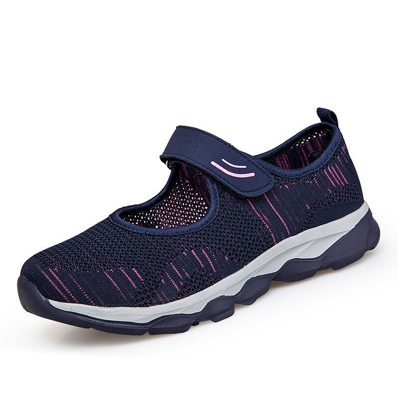 FOKU Sepatu Sneakers Wanita Outdoor Sepatu Wanita Model Kasual-Blue