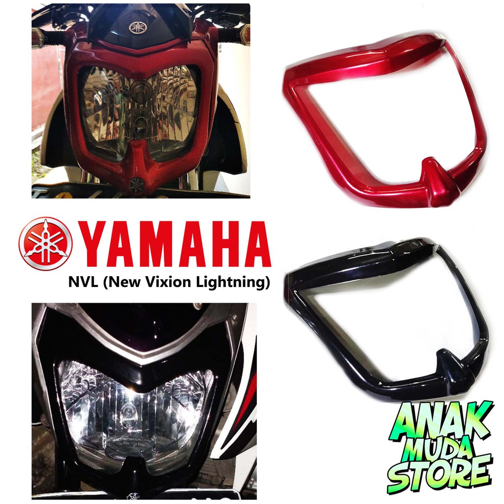 (CLV2) Cover Lampu New Vixion NVL Lis Lampu New Batok Vixion NVL Cover Head lamp NVL New Vixion Ligh