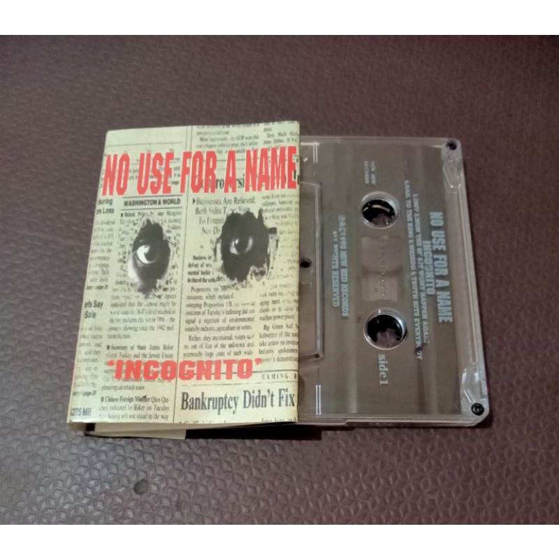 Kaset pita No Use For a Name - incognito