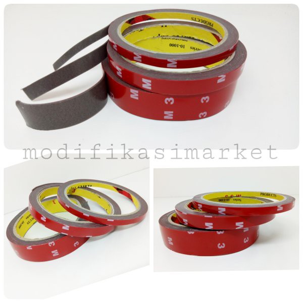 

perekat isolasi 3m ( 1cm x 3meter ) double tape 3m