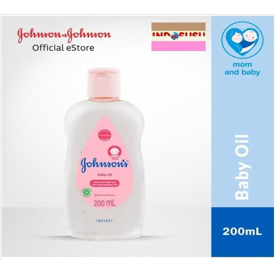 JOHNSON'S Baby Oil 200ml HALAL BPOM ORIGINAL / Johnsons Jhonson Minyak