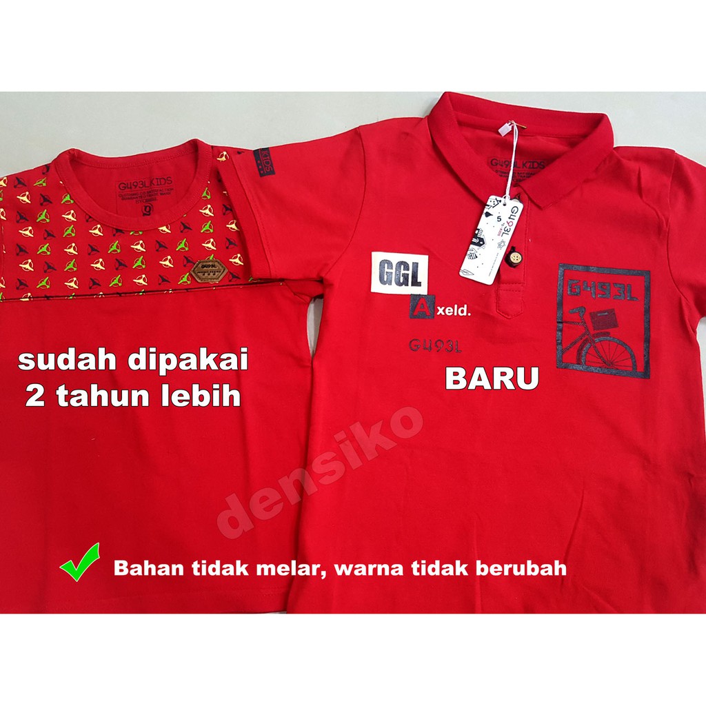 Polo Shirt Anak Bahan Katun Lembut Premium Quality