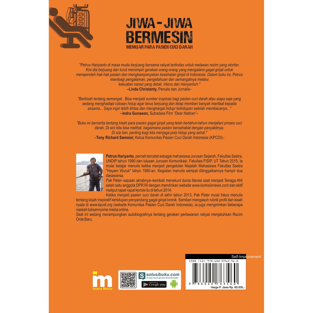 New Buku Motivasi Jiwa Jiwa Bermesin Memoar Para Pasien Cuci New Buku Motivasi Jiwa Jiwa Bermesin Memoar Para Pasien Cuci