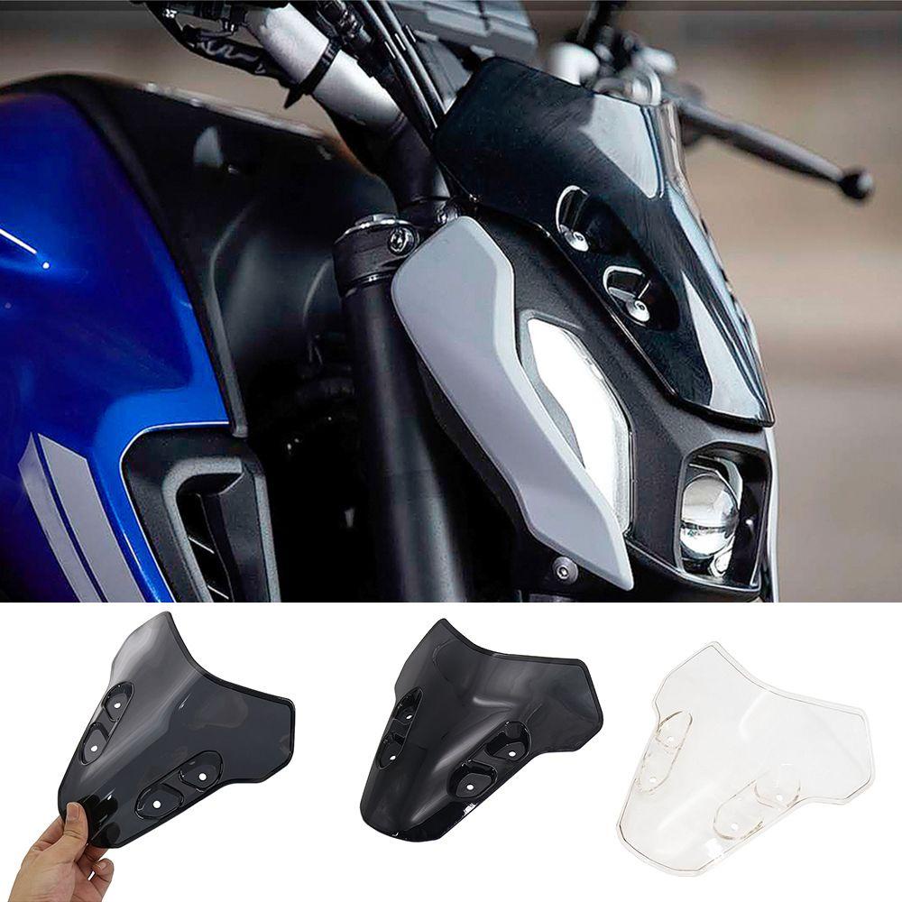 Populer Kaca Depan Samping Untuk Aksesoris Motor Yamaha Windshield Windscreen Untuk Yamaha MT-07 MT07 2021