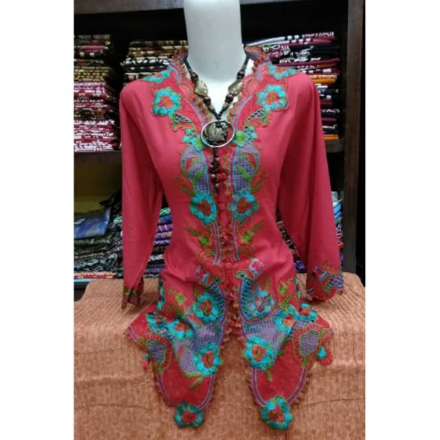 Kebaya Encim Bordir Lengan 7/8 Uk. XXL