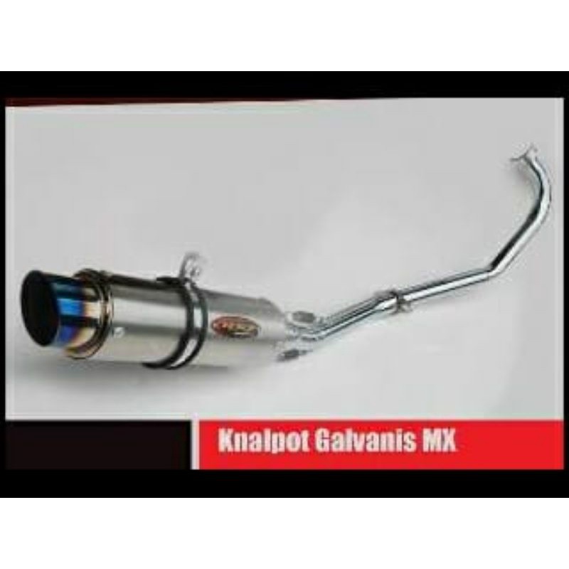 [HRP] Knalpot Jupiter Mx Galvanis New Crome