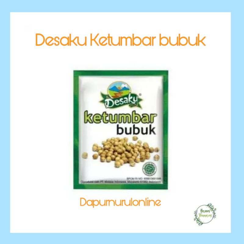 

Ketumbar bubuk desaku sachet - renceng (15grx12 scht)