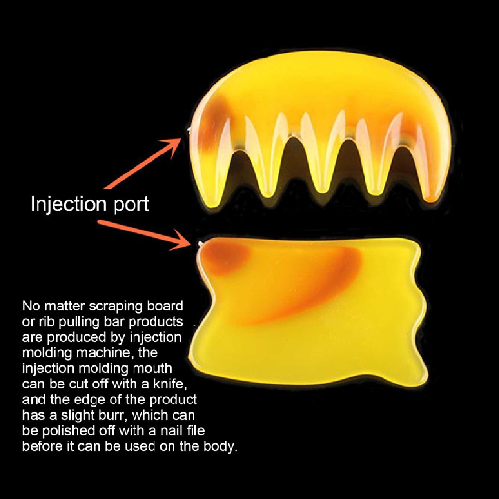 [Full] Resin SPA Massager for head Scraping comb Body Massage face Gua Sha Board .