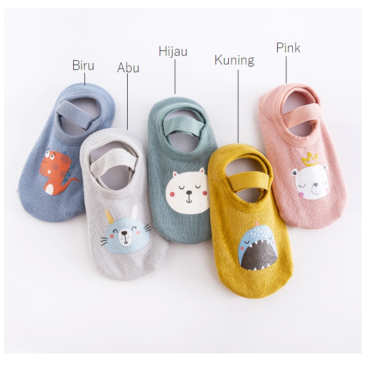 Kaos Kaki Bayi Anak Motif Animal / Kaos Kaki Anak Motif Lucu Imut