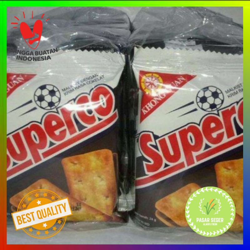 

Superco Biskuit Khong Guan 1 Pak isi 10 Pcs