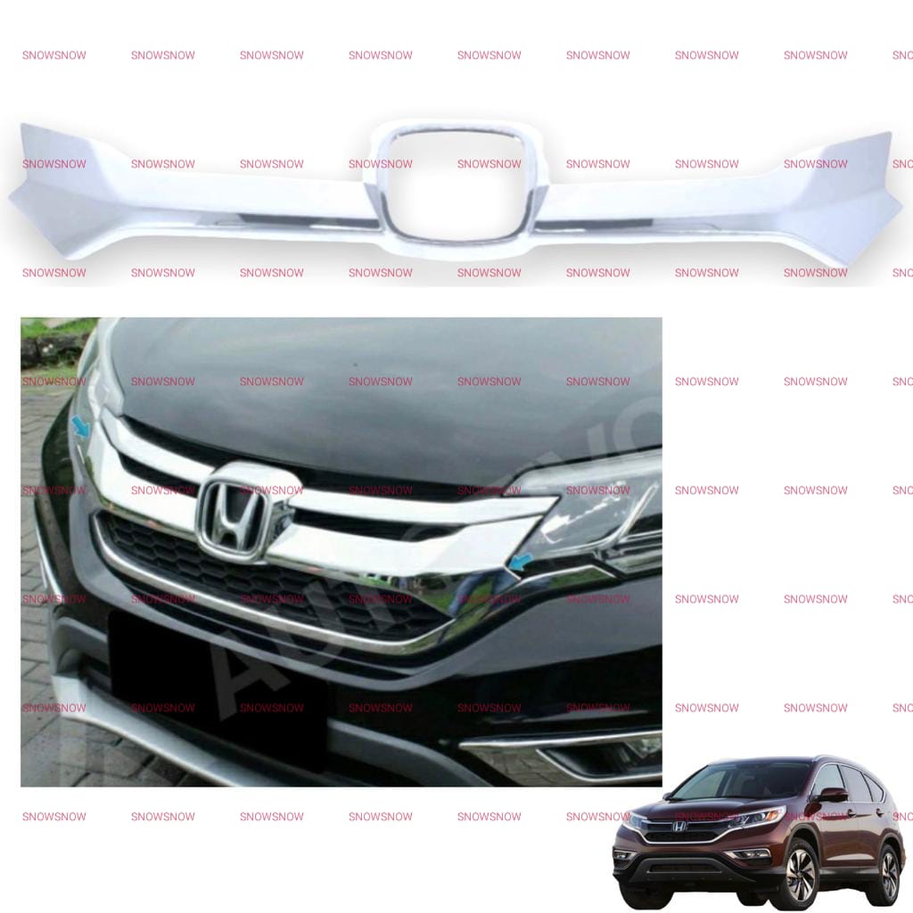 Grill Bumper Depan Grand All New CRV 2013 2016 Chrome