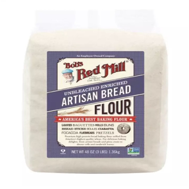 

Tepung | Bob's Red Mill Unbleached Enriched Artisan Bread Flour 1.36kg