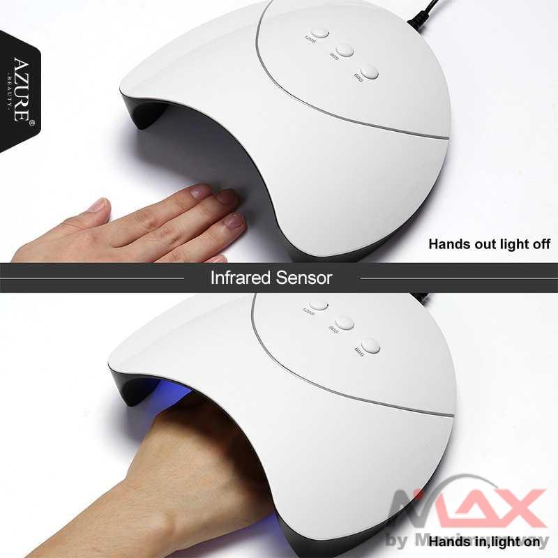 Alat Pengering Kutek Kuku Portable UV LED nail dryer 36w Biutte.co Pengering Kutek Kuku Smart UV LED Nail Dryer 36W - Z3 Warna Putih Alat Pengering Kutek Kuku Gel Nail Art LED Mini Smart Portable Design Perawatan Kuku lucu Sun