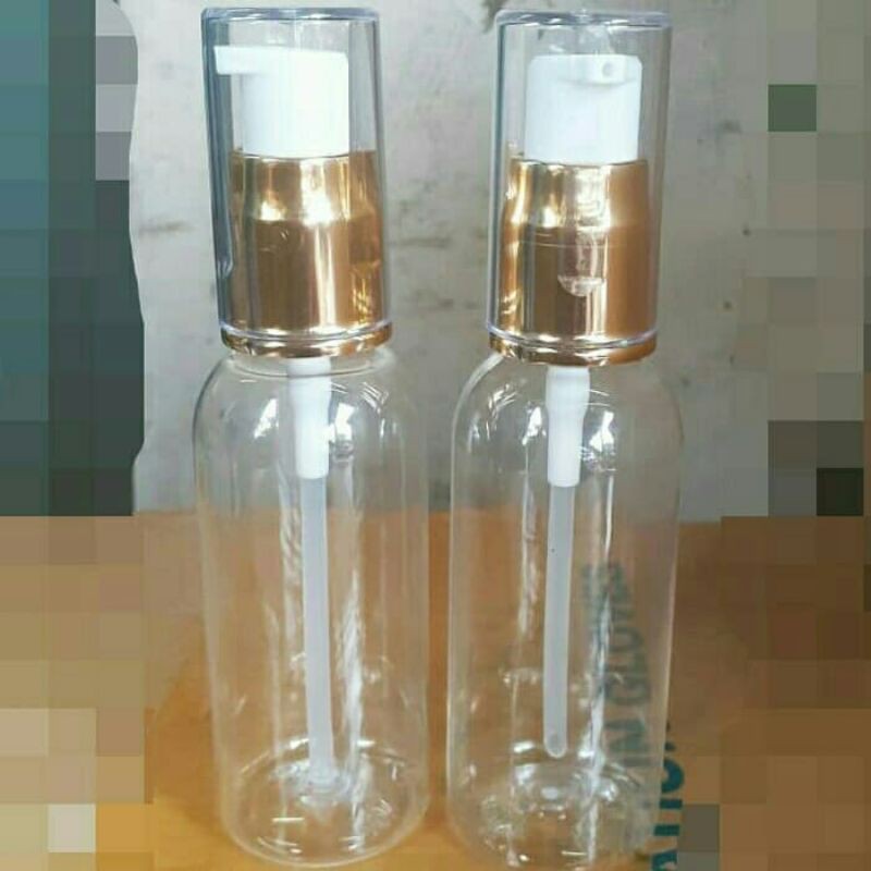 Botol 60 plastik pump.