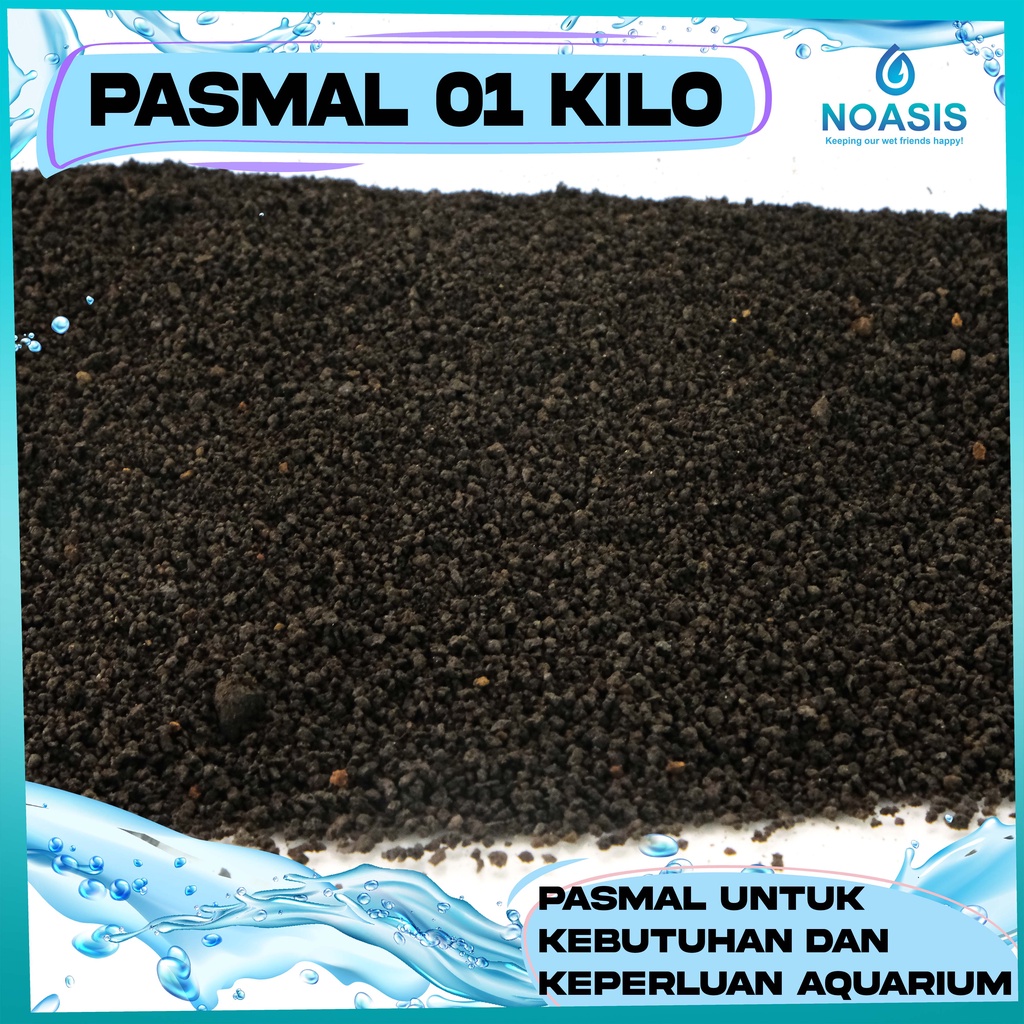 PASIR MALANG PASMAL HITAM NO 1 SUPER HALUS AQUASCAPE AQUARIUM KILOAN